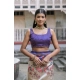 Generic Women's Faux_Tussar Floral Jal With Patola Print Saree With Unstitched Blouse 5.5Mtr (Blue) Generic Women's Faux_Tussar Floral Jal With Patola Print Saree With Unstitched Blouse 5.5Mtr (Blue)