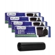 Generic Pack of 4 Biodegradeable Vegetable-Paper 25 x 30 Inches Garbage Bag (Black)