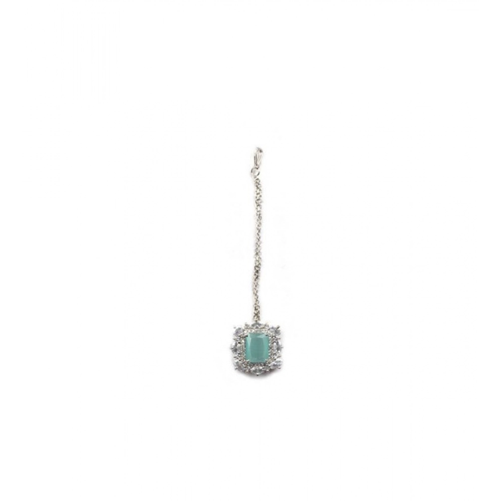 Generic Women's Brass Silver Plated Pendant Set (Mint) Generic Women's Brass Silver Plated Pendant Set (Mint)