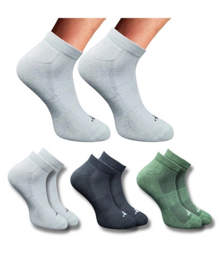 Generic 3_Pair Set Unisex Casual Cotton Printed Low Cut Socks (Multicolor)