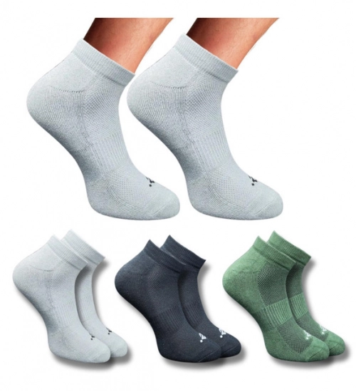 Generic 3_Pair Set Unisex Casual Cotton Printed Low Cut Socks (Multicolor)