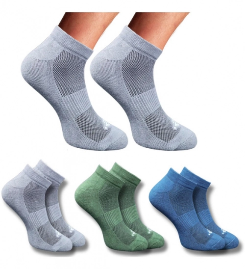 Generic 3_Pair Set Unisex Casual Cotton Printed Low Cut Socks (Multicolor)