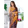 Generic Women's Cotton Silk Floral Printed Saree With Unstitched Blouse 5.5Mtr (Multicolor)