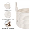 Generic Cotton Pack Of_1 Basket 7x5 Inch Storage Basket For Clothes (White)