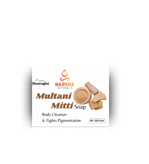 Generic Pack Of_2 Harsha Naturals - Multani Mitti Soap (100GM)