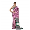 Generic Women's Satin Crepe Printed Saree With Unstitched Blouse 5.5Mtr (Magenta) Generic Women's Satin Crepe Printed Saree With Unstitched Blouse 5.5Mtr (Magenta)