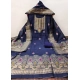Generic Women's Banarasi Silk Printed Unstitched Salwar Suit Material With Dupatta (Navy Blue, 3Mtrs) Generic Women's Banarasi Silk Printed Unstitched Salwar Suit Material With Dupatta (Navy Blue, 3Mtrs)