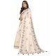 Generic Women's Linen Cotton Printed Saree With Unstitched Blouse 5.5Mtr (Off White) Generic Women's Linen Cotton Printed Saree With Unstitched Blouse 5.5Mtr (Off White)