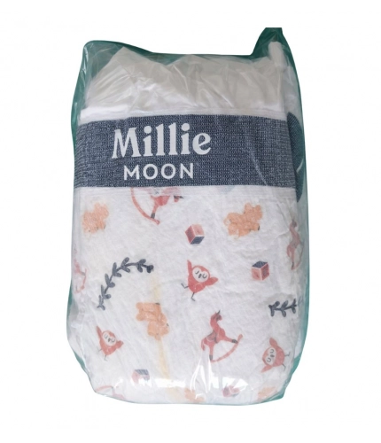 Generic Pack of_10 Pcs Cotton Baby Diapers (White)