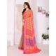 Generic Women's Linen Cotton Printed Saree With Unstitched Blouse 5.5Mtr (Orange ) Generic Women's Linen Cotton Printed Saree With Unstitched Blouse 5.5Mtr (Orange )