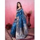 Generic Women's Banarasi Silk Printed Saree With Unstitched Blouse 5.5Mtr (Pinch)