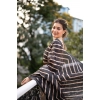 Generic Women's Faux_Tussar_Silk Geometric_Print Saree With Unstitched Blouse 5.5Mtr (Black)
