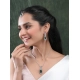 Generic Women's Brass Silver Plated Pendant Set (Green) Generic Women's Brass Silver Plated Pendant Set (Green)