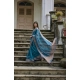 Generic Women's Silk_Blend Butti Pattern Saree With Unstitched Blouse 5.5Mtr (Teal)