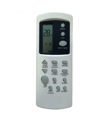 Generic Remote No. 31E (No Backlight), Compatible for Godrej AC Remote Control (Exactly Same Remote will Only Work)