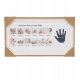 Generic Acrylic Birthday Baby Handprints And Footprints Frame (Multicolor)