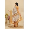 Generic Women's Cotton Silk Floral Printed Saree With Unstitched Blouse 5.5Mtr (Lavender)