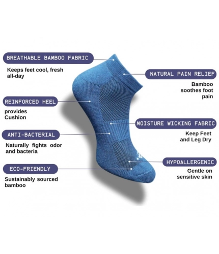 Generic 3_Pair Set Unisex Casual Cotton Printed Low Cut Socks (Multicolor)