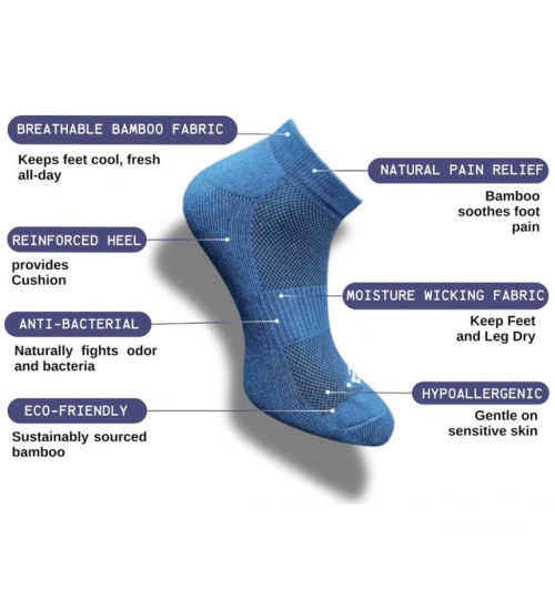 Generic 3_Pair Set Unisex Casual Cotton Printed Low Cut Socks (Multicolor)
