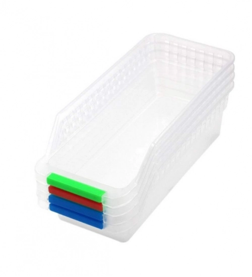 Generic Plastic Fridge Space Saver Rack Organizer – (Color: Assorted ) Generic Plastic Fridge Space Saver Rack Organizer – (Color: Assorted )