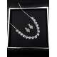 Generic Women's Brass Silver Plated Necklace set (Multicolor) Generic Women's Brass Silver Plated Necklace set (Multicolor)