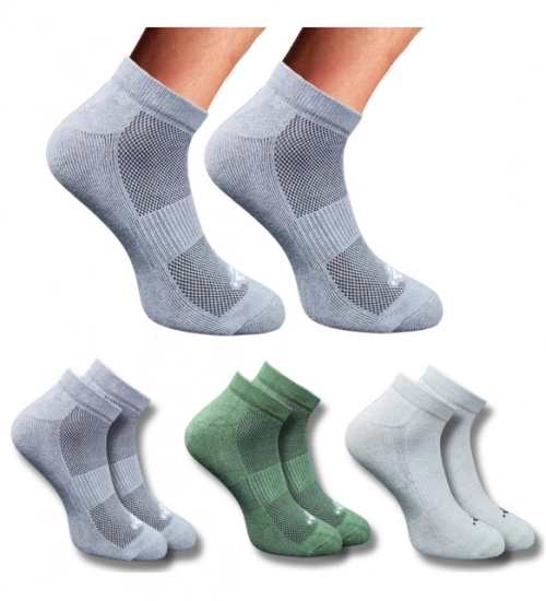 Generic 3_Pair Set Unisex Casual Cotton Printed Low Cut Socks (Multicolor)