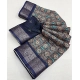 Generic Women's Cotton Blend Printed Saree With Unstitched Blouse 5.5Mtr (Blue) Generic Women's Cotton Blend Printed Saree With Unstitched Blouse 5.5Mtr (Blue)