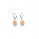 Generic Women's Brass Silver Plated Pendant Set (Orange) Generic Women's Brass Silver Plated Pendant Set (Orange)