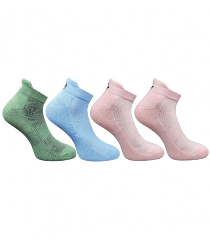 Generic 4_Pair Set Unisex Casual Cotton Printed Ankle Length Socks (Multicolor)