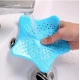Generic Pack of 6_Star-Shaped Silicone Sink Filter – Hair Catcher And Drain Strainer (Color: Assorted )