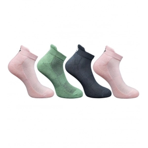 Generic 4_Pair Set Unisex Casual Cotton Printed Ankle Length Socks (Multicolor)
