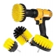 Generic Pack Of 3 Polypropylene Solid Power Drill Scrub Brush Cleaning Set (Yellow-Black) Generic Pack Of 3 Polypropylene Solid Power Drill Scrub Brush Cleaning Set (Yellow-Black)