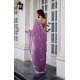 Generic Women's Faux Shimmer Geometric Ready to wear Saree With Unstitched Blouse 5.5Mtr (Lavender) Generic Women's Faux Shimmer Geometric Ready to wear Saree With Unstitched Blouse 5.5Mtr (Lavender)