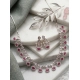 Generic Women's Brass Silver Plated Necklace set (Pink) Generic Women's Brass Silver Plated Necklace set (Pink)