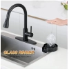 Generic Steel, Plastic Automatic Cup Rinser, Bottle Cleaner, Glass Rinser for Kitchen Sinks 