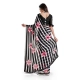 Generic Women's Georgette Printed Saree With Unstitched Blouse 5.5Mtr (Pink)