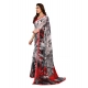 Generic Women's Georgette Printed Saree With Unstitched Blouse 5.5Mtr (Red) Generic Women's Georgette Printed Saree With Unstitched Blouse 5.5Mtr (Red)