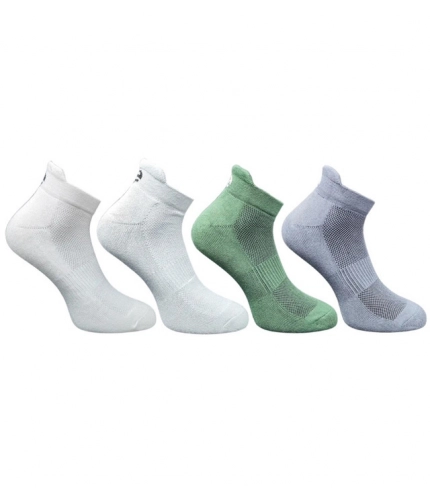 Generic 4_Pair Set Unisex Casual Cotton Printed Ankle Length Socks (Multicolor)