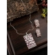 Generic Women's Brass Silver Plated Pendant Set (Pink) Generic Women's Brass Silver Plated Pendant Set (Pink)