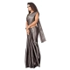 Generic Women's Satin Printed Saree With Unstitched Blouse 5.5Mtr (Grey) Generic Women's Satin Printed Saree With Unstitched Blouse 5.5Mtr (Grey)