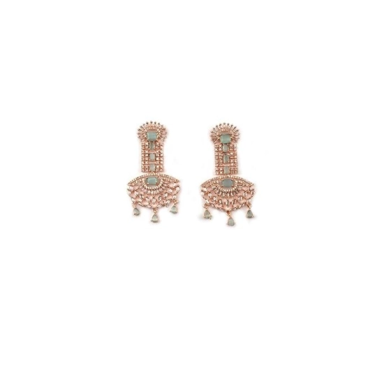 Generic Women's Brass Silver Plated Drop Earrings (Turquoise) Generic Women's Brass Silver Plated Drop Earrings (Turquoise)