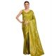 Generic Women's Soft Silk Jacquard Saree With Unstitched Blouse 5.5Mtr (Lime-Green)