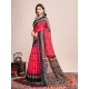 Generic Women's Semi Cotton Digital Print Saree With Unstitched Blouse 5.5Mtr (Red) Generic Women's Semi Cotton Digital Print Saree With Unstitched Blouse 5.5Mtr (Red)