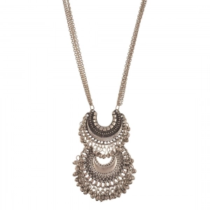 Afghani Tribal Antique Oxidised Silver Princess Necklace Afghani Tribal Antique Oxidised Silver Princess Necklace