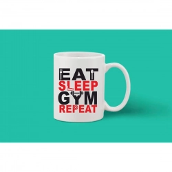 Generic Printed Ceramic Coffee Mug - 1 Pieces, White, 11oz