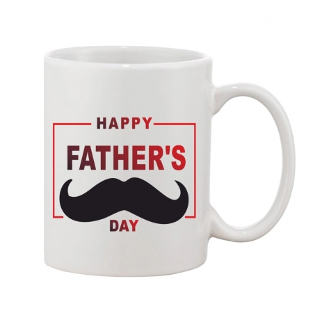 Generic Printed Ceramic Coffee Mug - 1 Pieces, White, 11oz