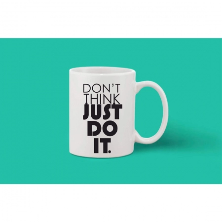 Generic Printed Ceramic Coffee Mug - 1 Pieces, White, 11oz