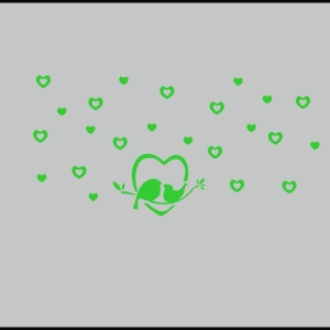 Generic Green Radium Wall Sticker