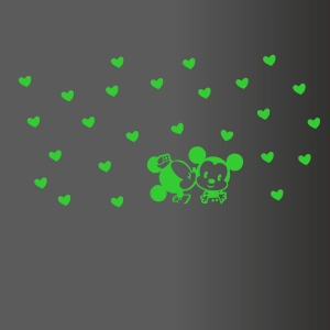 Generic Green Kids Room Decor Radium Wall Sticker