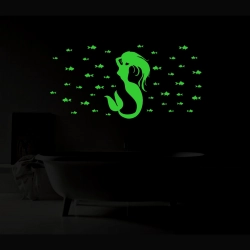 Generic Green Decorative Radium Wall Sticker